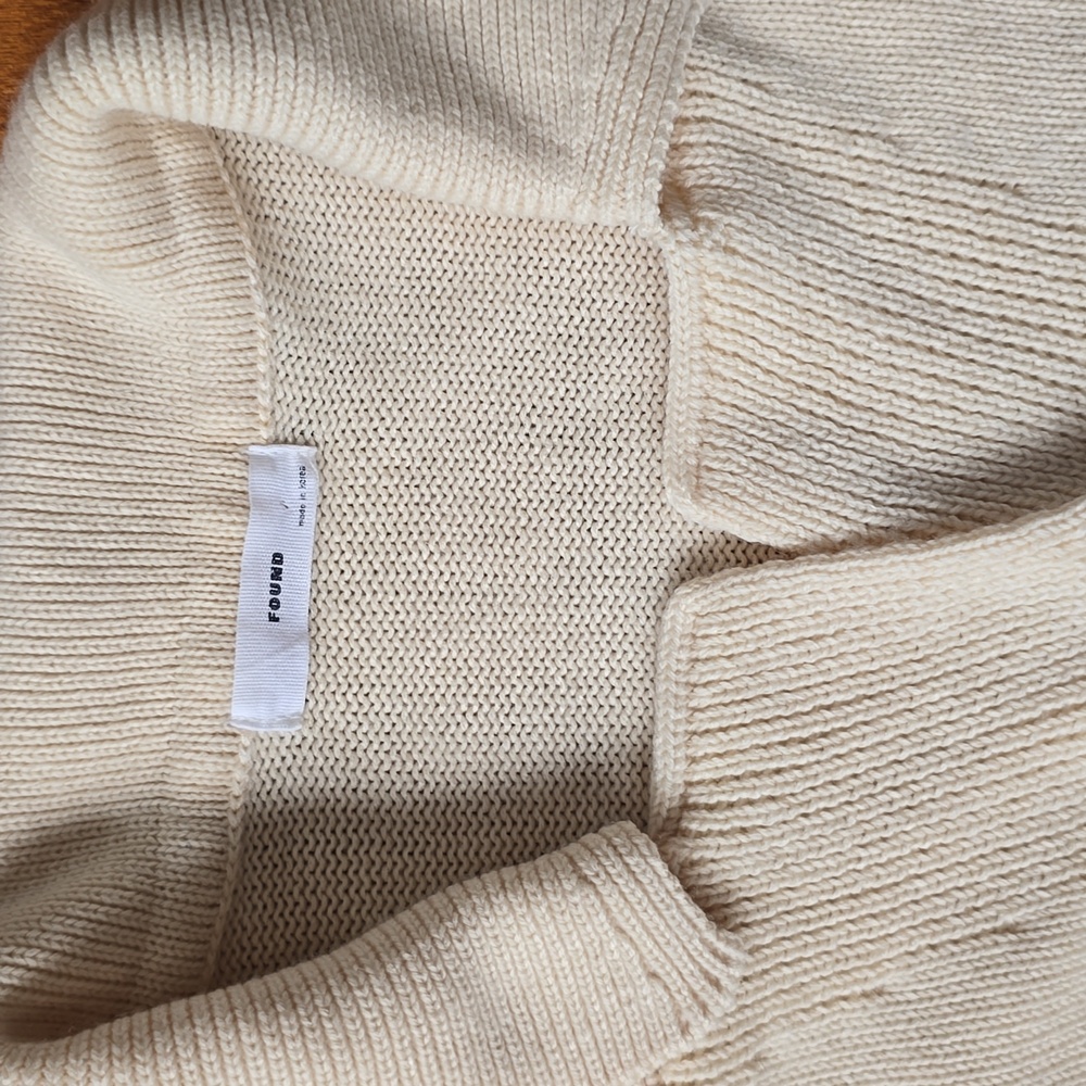 Women's FOUND cream cardigan see pics for sizing - Picture 2 of 8